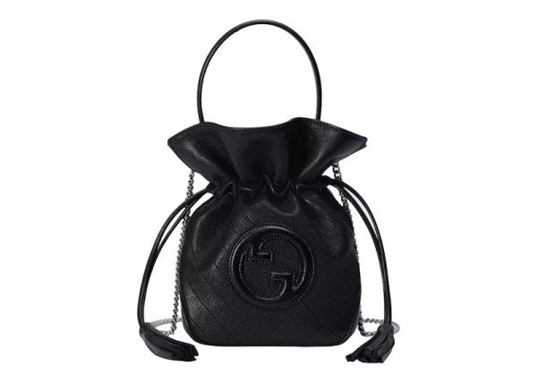 Gucci Blondie Mini Bucket Bag Black For Discount