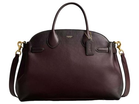 Coach Soft Empire Carryall Bag 40 Brass Merlot Online