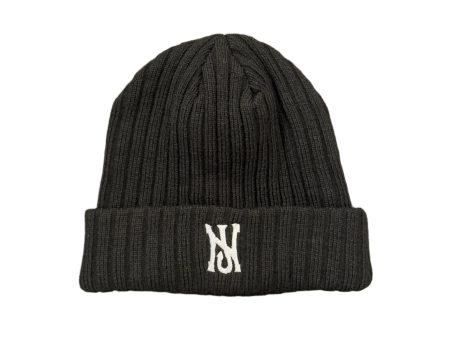 NJ - Street Logo Embroidered Beanie Hot on Sale