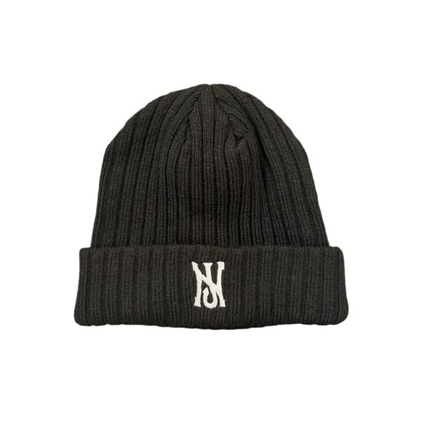 NJ - Street Logo Embroidered Beanie Hot on Sale