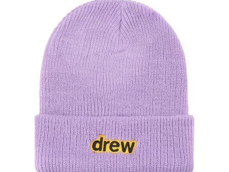 Drew House Secret Waffle Beanie Lavender Online now