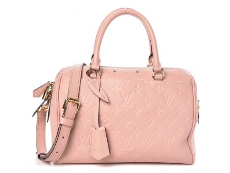 Louis Vuitton Speedy Bandouliere Monogram Empreinte 25 Rose Poudre Discount