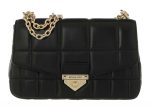 Michael Kors Small Chain Shoulder Bag Black on Sale