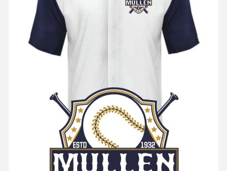 Baseball Full Button Tee Discount