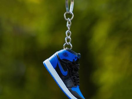 3D sneaker keychain AJ1 Hgh Royal  Reimagine Fashion