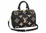 Louis Vuitton Speedy Bandouliere Monogram Empreinte Black Beige Sale