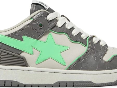 Bape Sk8 Sta  Grey Green  SKU 1H80191018 - Authentic - New in Box Online now