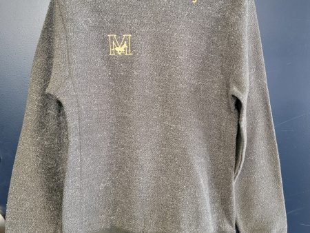 Fleece Crewneck Sweatshirt Heathered Grey Fashion