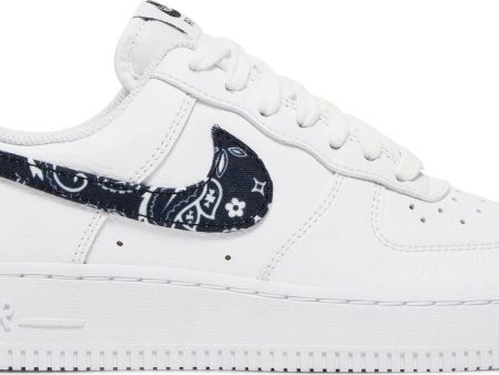 Wmns Air Force 1  07 Essentials  Black Paisley  2021 SKU DH4406 101 - Authentic - New in Box For Sale