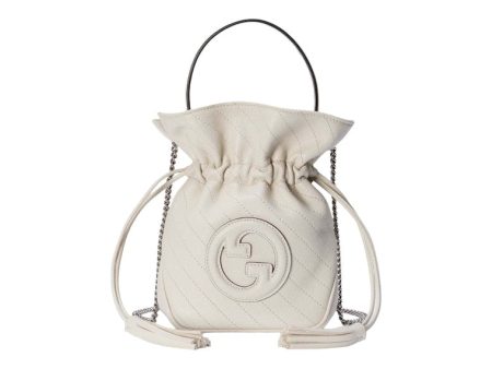 Gucci Blondie Mini Bucket Bag White For Sale