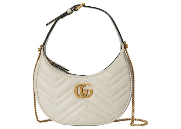 Gucci Gg Marmont Matelasse Mini Bag White Fashion