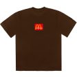 Travis Scott X Mcdonald S Sesame Iii T-Shirt Brown Online now