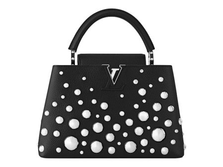 Louis Vuitton X Yayoi Kusama Capucine Mm Black Online