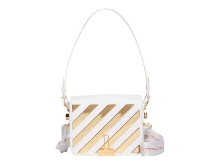 Off-White Flap Bag White Gold For Sale