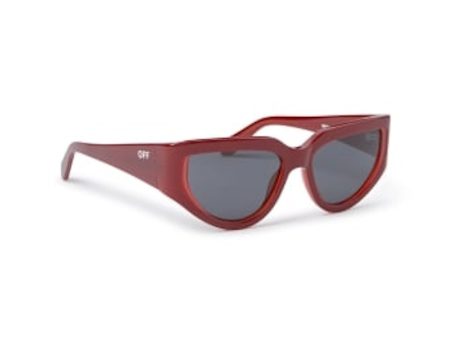 Off-White Seward Sunglasses Burgundy Dark Grey Grey Sale