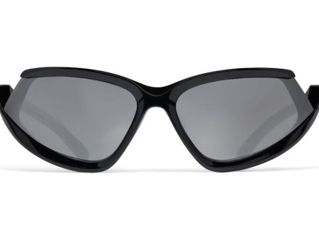 Balenciaga Side Xpander Cat Sunglasses Black Sale