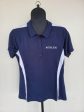 Ladies Polo Navy White Discount