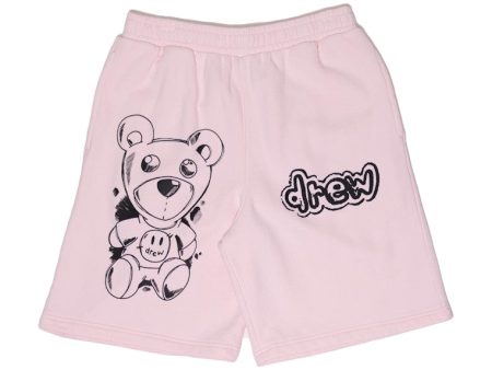 Drew House Theodore Sketch Sweat Short Pale Pink Cheap