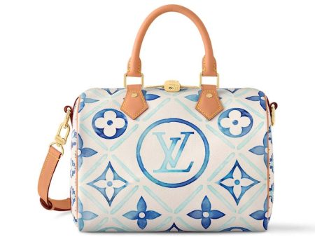 Louis Vuitton Speedy Bandouliere 25 Lagoon Blue For Cheap