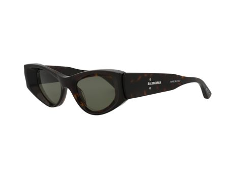 Balenciaga Cat Eye Sunglasses Havana Green Sale