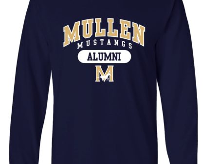 Alumni Long Sleeve Tee Navy Discount