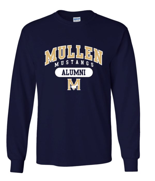 Alumni Long Sleeve Tee Navy Discount