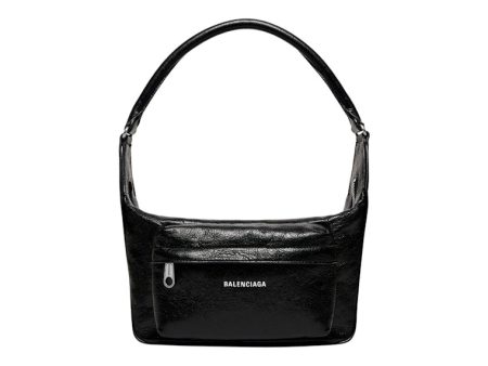 Balenciaga Raver Medium Bag With Handle Black For Cheap