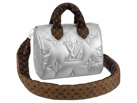 Louis Vuitton Speedy Bandoulière 25 Silver on Sale