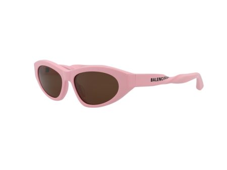 Balenciaga Cat Eye Sunglasses Pink Brown Online Sale