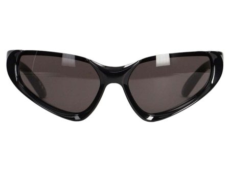 Balenciaga Xpander Rect Sunglasses Black Acrylic Online Sale