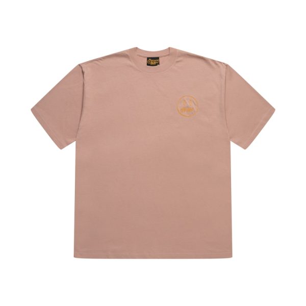 Drew House Sketch Mascot Embroidery T-Shirt Dusty Rose Fashion