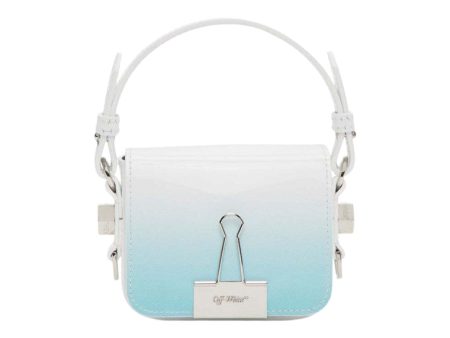 Off-White Degrade Baby Flap Bag Light Blue on Sale