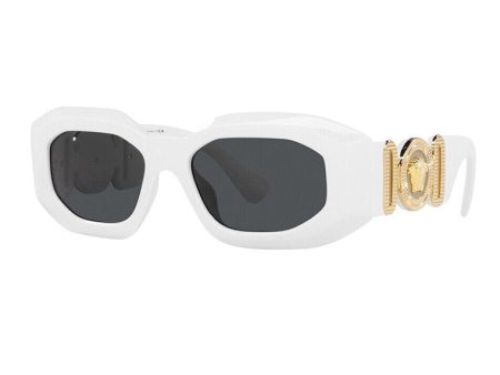 Versace Maxi Medusa Biggie Sunglasses White Online