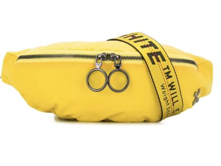 Off-White Industrial-Strap Belt Bag Yellow Hot on Sale