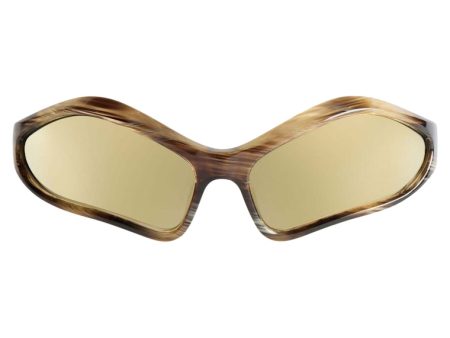 Balenciaga Fennec Oval Sunglasses Bronze For Sale