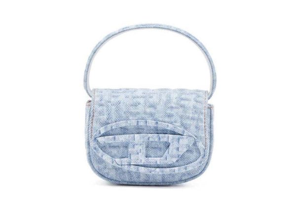 Diesel 1Dr Xs Shoulder Bag Denim Light Blue Sale