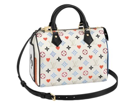 Louis Vuitton Speedy Bandouliere 25 Game On White For Discount