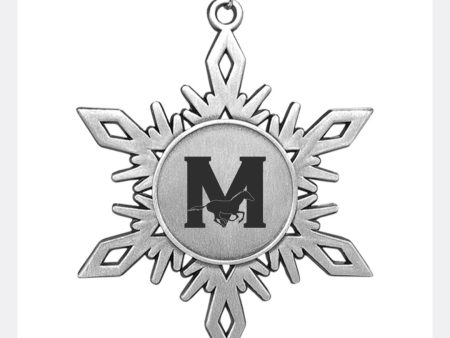 Pewter Snowflake Engraved Ornament For Discount