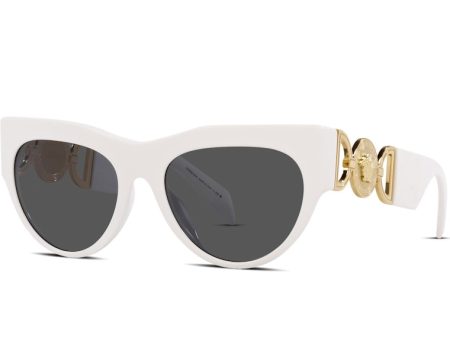 Versace Winged Medusa Sunglasses White Online Hot Sale