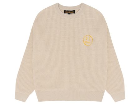 Drew House Sketch Mascot Waffle Sweater Cream Supply