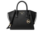 Michael Kors Avril Top Zip Satchel Bag Small Black Sale