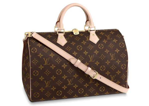 Louis Vuitton Speedy Bandouliere Monogram 35 Brown Sale