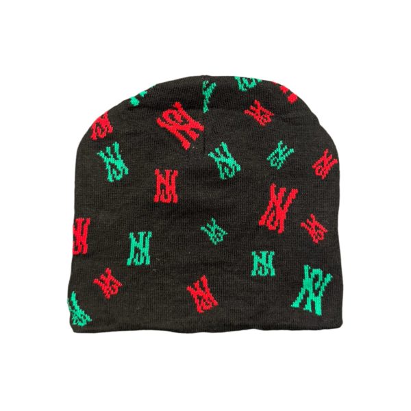 NJ - Street Logo Reversible Skully Beanie on Sale