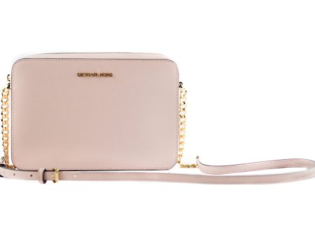 Michael Kors Jet Set East West Crossbody Bag Large Powder Blush Supply