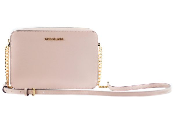 Michael Kors Jet Set East West Crossbody Bag Large Powder Blush Supply