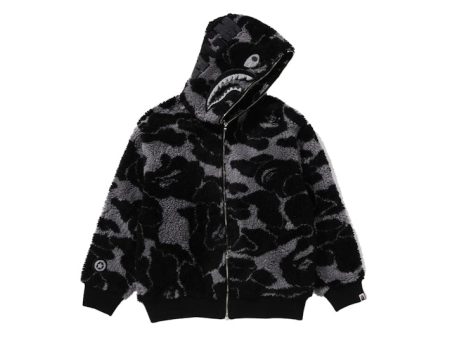 Bape Abc Camo Boa Shark Relaxed Fit Hoodie Black Cheap