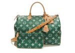 Louis Vuitton Speedy P9 Bandoulière 50 Monogram Leather Green Fashion