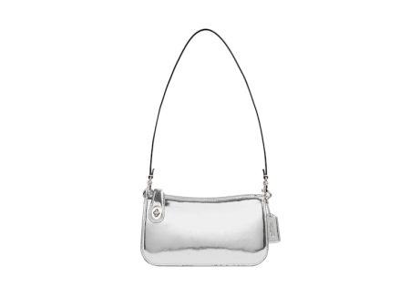 Coach Penn Shoulder Bag Silver Silver Online now