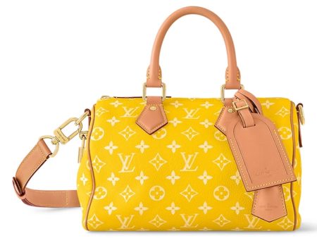 Louis Vuitton Speedy P9 Bandoulière 25 Monogram Leather Jaune Mat For Cheap