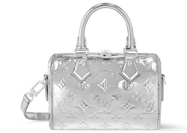 Louis Vuitton Speedy Bandouliere 20 Silver Fashion